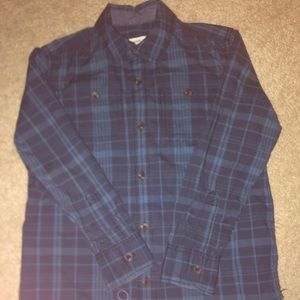 Blue Plaid Shirt